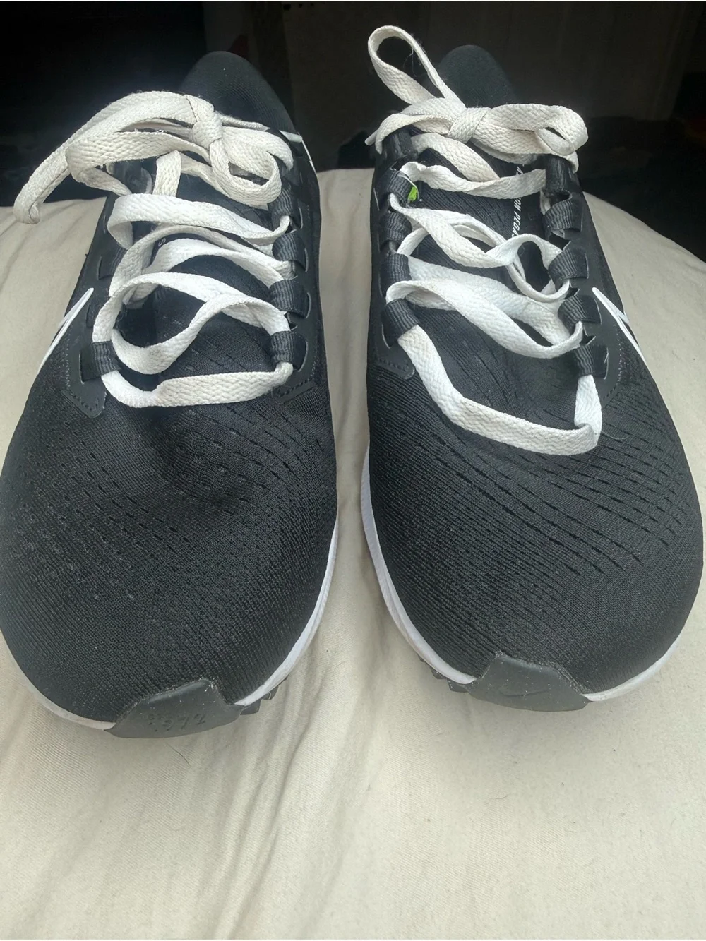 Nike Men’s Black and White Athletic Running Shoes